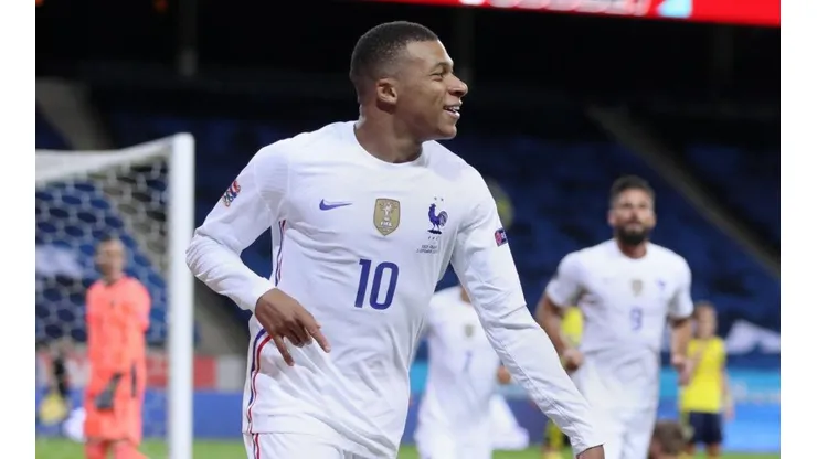 Kylian Mbappé marcó el tanto del triunfo ante Suecia.