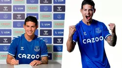 James Rodríguez, nuevo jugador del Everton de Inglaterra.