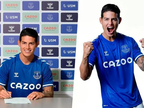 Primer mensaje de James Rodríguez en sus redes sociales tras firmar con Everton