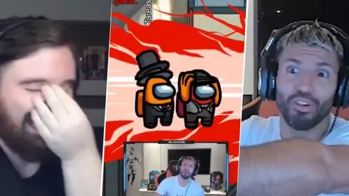 "Sos vos, gilipollas", el Kun Agüero se calentó con Ibai jugando al Among Us