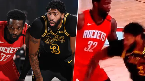 Jeff Green y Anthony Davis (Getty y captura de pantalla)