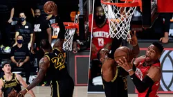 Jugadas de LeBron James contra los Rockets (Getty Images)