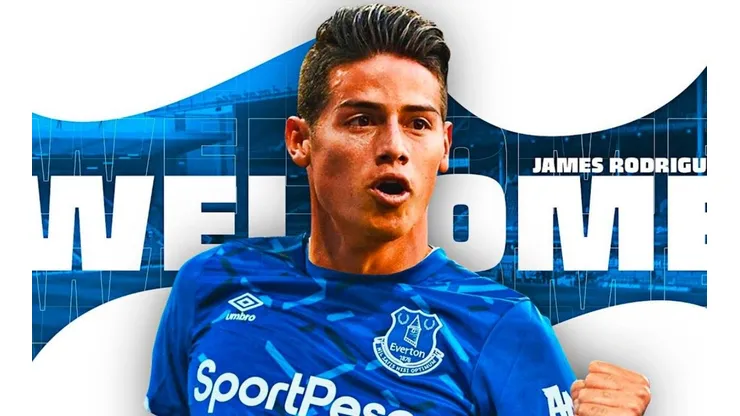 James Rodríguez será anunciado como nuevo jugador del Everton de Inglaterra.