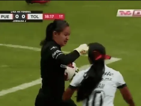 Portera de Toluca y una actitud antideportiva ante Puebla