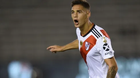 Lucas Martínez Quarta con la camiseta de River.
