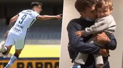 La bienvenida del hijo de Juan Ignacio Dinenno (Getty/Captura)