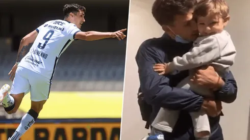 La bienvenida del hijo de Juan Ignacio Dinenno (Getty/Captura)