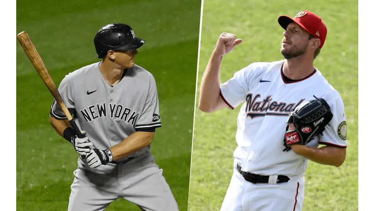 DJ LeMahieu y Max Scherzer (Getty Images)