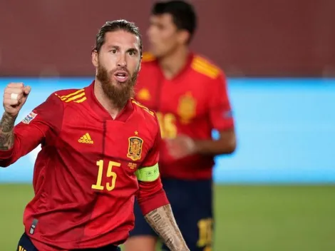 Con un Sergio Ramos intratable, España pasó por arriba a Ucrania