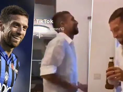 El Tik Tok del Papu Gómez con "Ay qué lindo es ser soltero" y un final épico