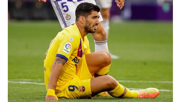 Foto de Luis Suárez, jugador de Barcelona.