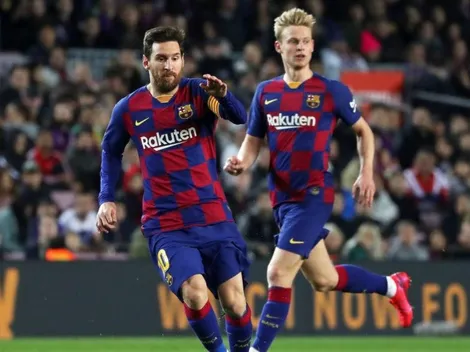 De Jong: "Estoy muy feliz de que Messi se quede"