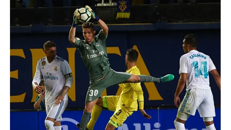 Luca Zidane durante su paso por Real Madrid.