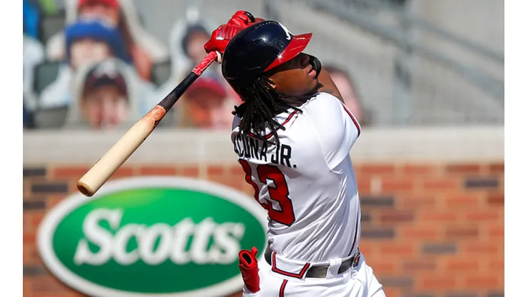 Ronald Acuña Jr., estrella de los Braves (Getty Images)