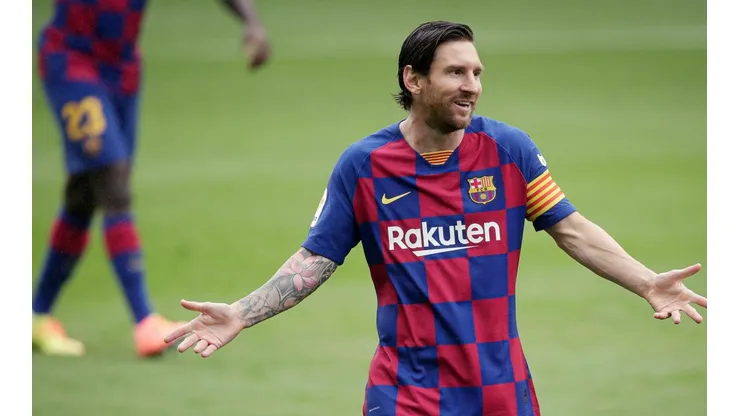 Foto de Lionel Messi, jugador de Barcelona.