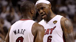 Dwyane Wade y LeBron James (Getty Images)