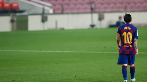 Foto de Lionel Messi, jugador de Barcelona.