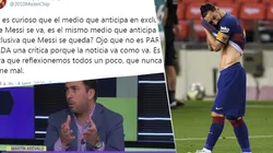 Foto de Lionel Messi, jugador de Barcelona.