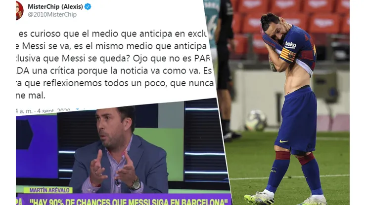 Foto de Lionel Messi, jugador de Barcelona.