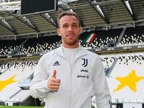 Arthur llegó a Juventus, elogió a Cristiano Ronaldo y tentó a Suárez