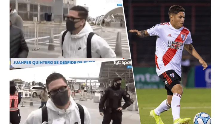 Foto de Juanfer Quintero, exjugador de River.
