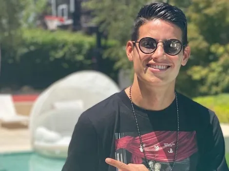 Cazan a James Rodríguez llegando a los exámenes médicos con Everton