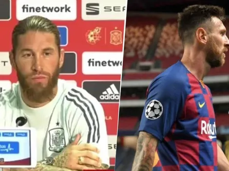 Sergio Ramos sobre Messi: "No sé si lo está haciendo de la mejor manera"