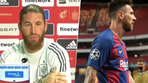 Sergio Ramos sobre Messi: "No sé si lo está haciendo de la mejor manera"