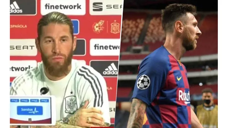 Sergio Ramos sobre Messi: "No sé si lo está haciendo de la mejor manera"