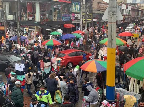 En plena "nueva normalidad" se presentan aglomeraciones en San Victorino