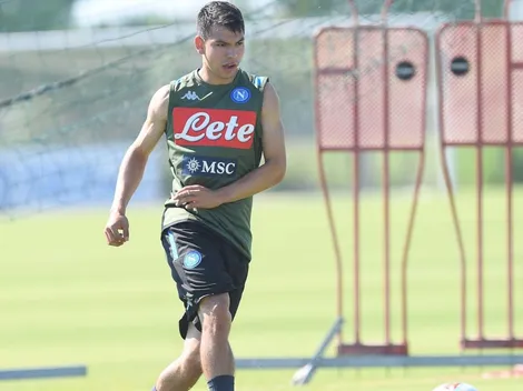 ¡Dónde la puso! Golazo de Chucky Lozano en el entrenamiento con Nápoli