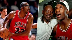 John Salley, James y Michael Jordan (Getty Images)