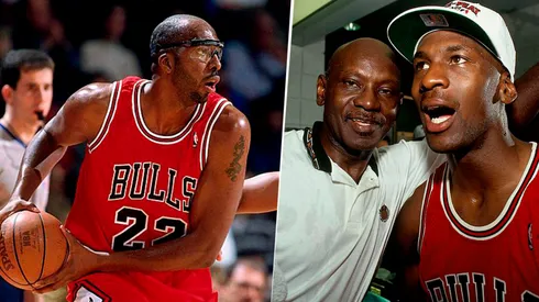John Salley, James y Michael Jordan (Getty Images)