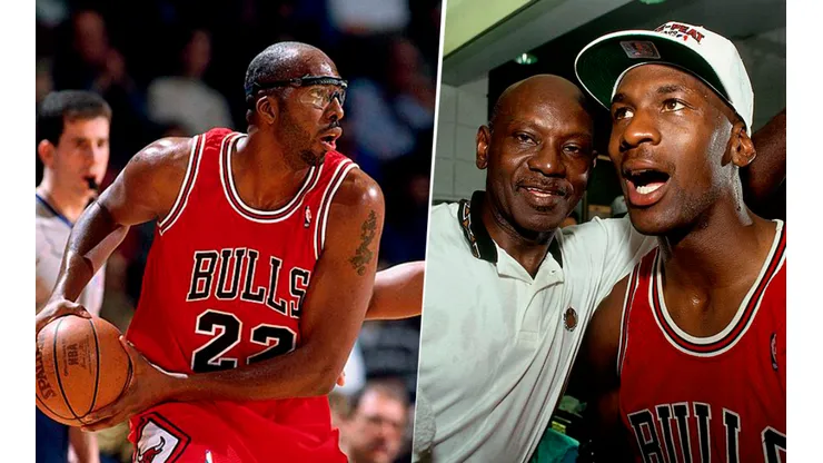 John Salley, James y Michael Jordan (Getty Images)