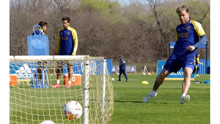 Boca debió suspender sus entrenamientos.