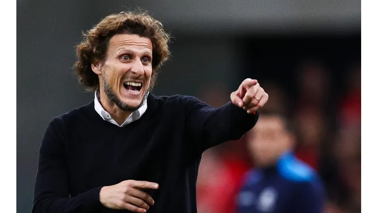 Diego Forlán durante su paso por Peñarol.
