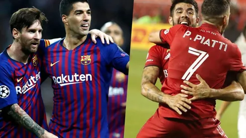 Pozuelo y Piatti quisieron ser Messi y Suárez. (Getty)