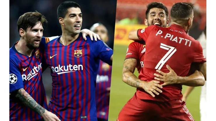 Pozuelo y Piatti quisieron ser Messi y Suárez. (Getty)