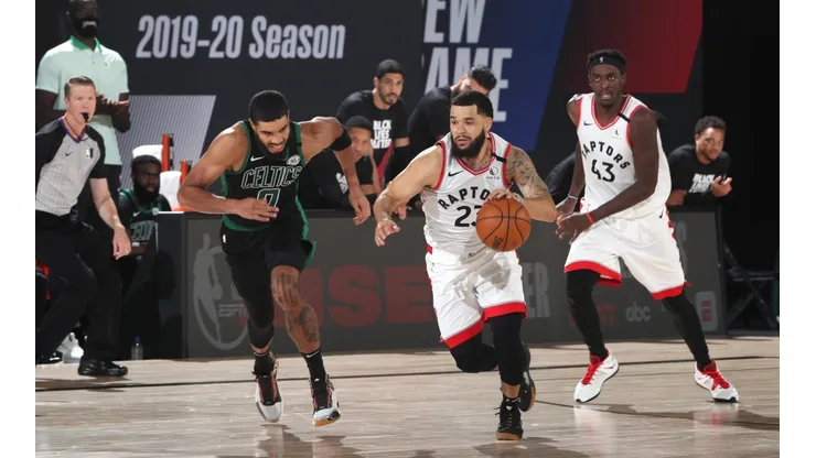 Boston Celtics vs. Toronto Raptors por la NBA (Foto: Getty Images)