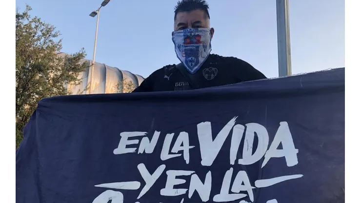 Roberto Rodríguez, el fanático de Rayados.