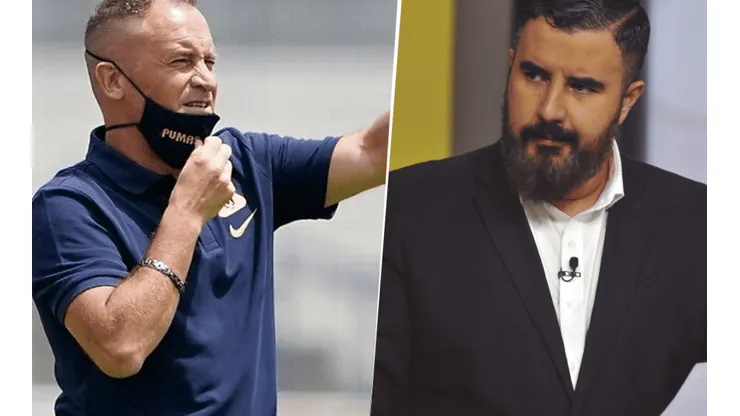 Pumas: la advertencia de Álvaro Morales a Andrés Lillini