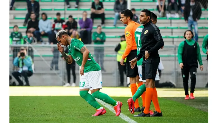 Trauco venía alternando en el Saint Etienne.