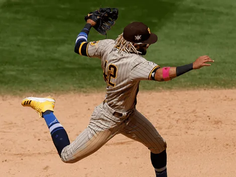 Tatis Jr., un abusador: los reflejos felinos para un atrapadón