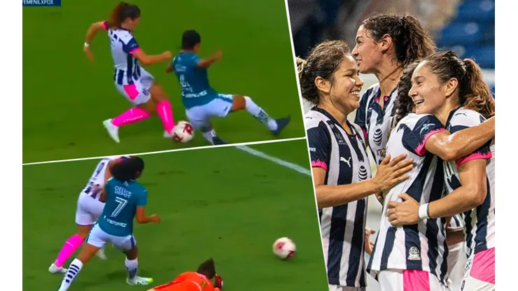 La goleadora de Monterrey metió dos golazos que solo salen en PlayStation