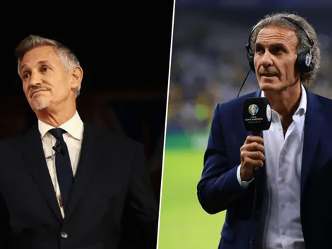 Lineker vs. Ruggeri en vivo: "En Inglaterra solo marcamos goles con la cabeza y los pies"