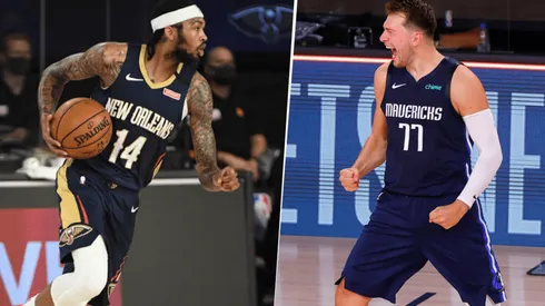 Brandon Ingram y Luka Doncic (Getty Images)