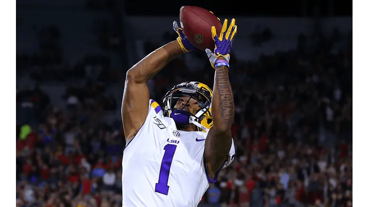 Ja'Marr Chase, receptor de LSU (Getty Images)