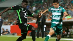 Bryan Garnica la rompió en el encuentro entre Santos y Querétaro.