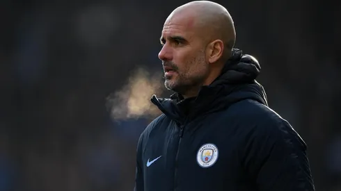 Josep Guardiola, entrenador de Manchester City.