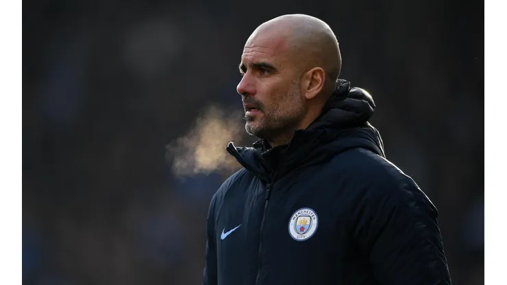 Josep Guardiola, entrenador de Manchester City.